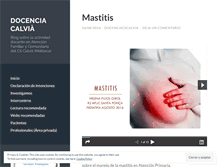 Tablet Screenshot of docenciacalvia.com